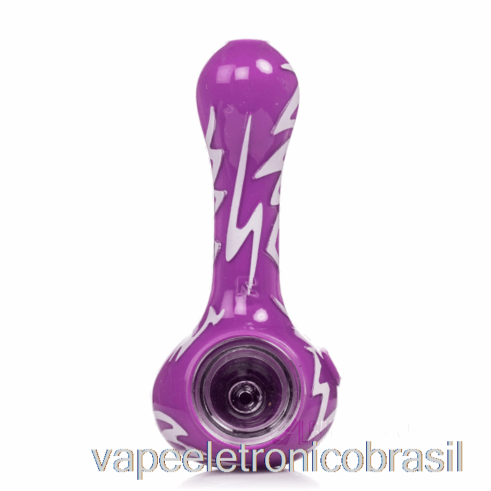 Vape Eletrônico Eyce Oraflex Switchback Colher De Silicone Roxo/branco